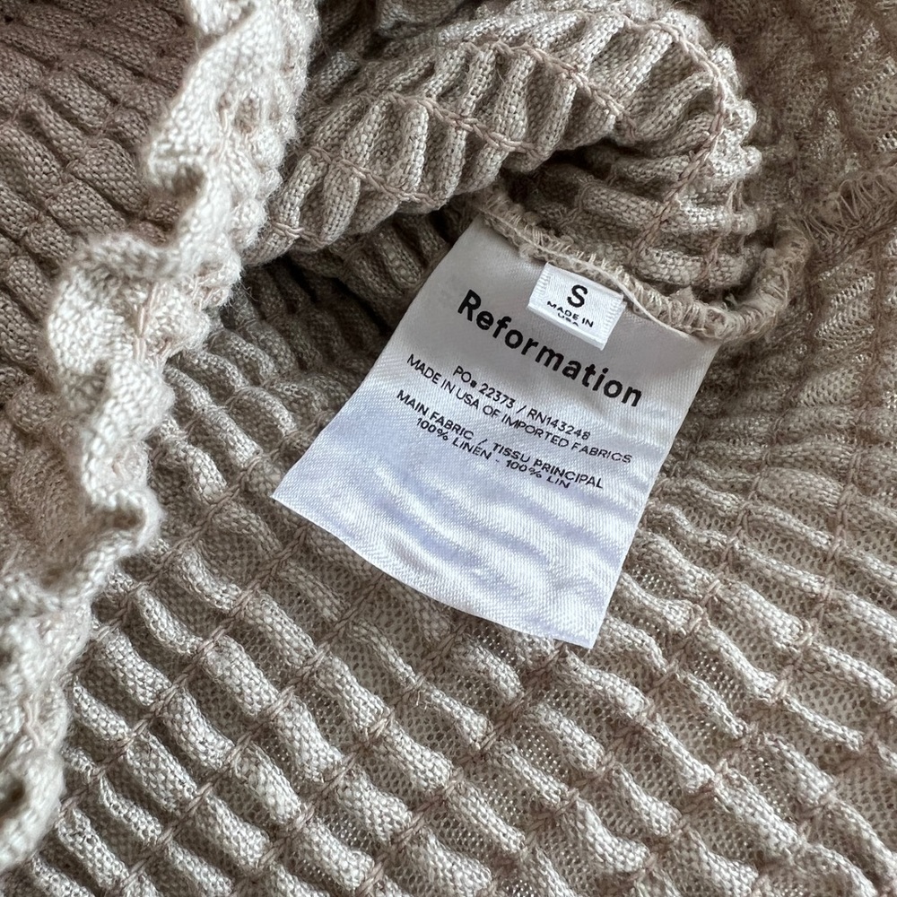 Reformation Linen Top - Picture 2 of 3